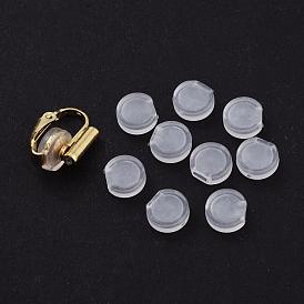 Comfort Silicone Earring Pads, for French Clip Earrings, Anti-Pain, Clip on Earring Cushion