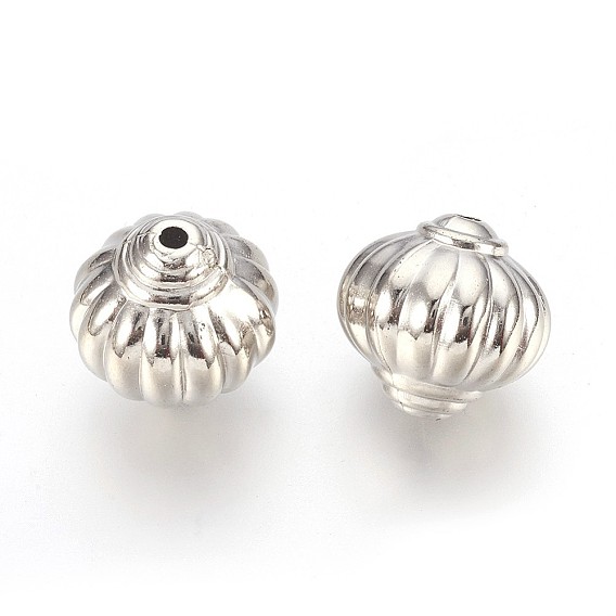 CCB пластиковые шарики, фонарь, 17x17 мм, отверстие : 2 мм