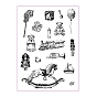 Clear TPR Stamps, for DIY Scrapbooking, Photo Album Decorative, Cards Making, Toy Theme