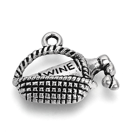 Сплавочные подвески тибетского стиля, корзина с вином, без кадмия и без свинца