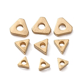 Spacer бисер латунные, треугольные