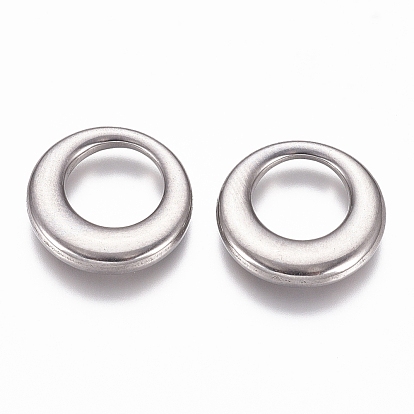 Pendentifs en acier inoxydable, anneau, pour la fabrication de bijoux artisanaux