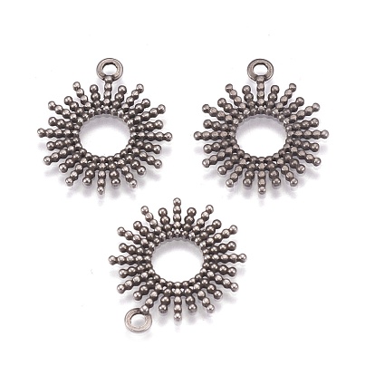 304 pendentif en acier inoxydable, plat rond