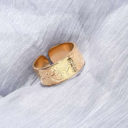 304 открытые манжеты из нержавеющей стали для женщин, лист, ионное покрытие (ip)