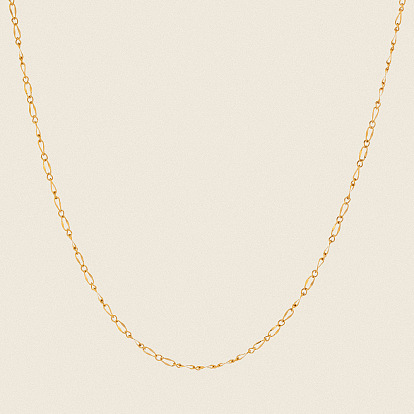 Европейские 2.8мм 304 ожерелья из овальных звеньев нержавеющей стали