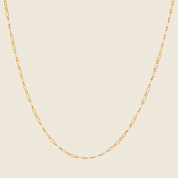 Европейские 2.8мм 304 ожерелья из овальных звеньев нержавеющей стали