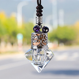 Glass Perfume Pendant Decoration, for Car Decoration