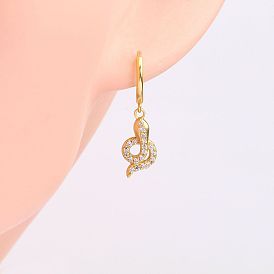 925 Sterling Silver Snake Tassel Earrings for Women, Fashionable and Unique