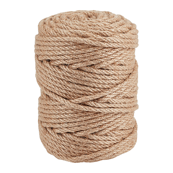 100м джутовый витой шнур, круглые