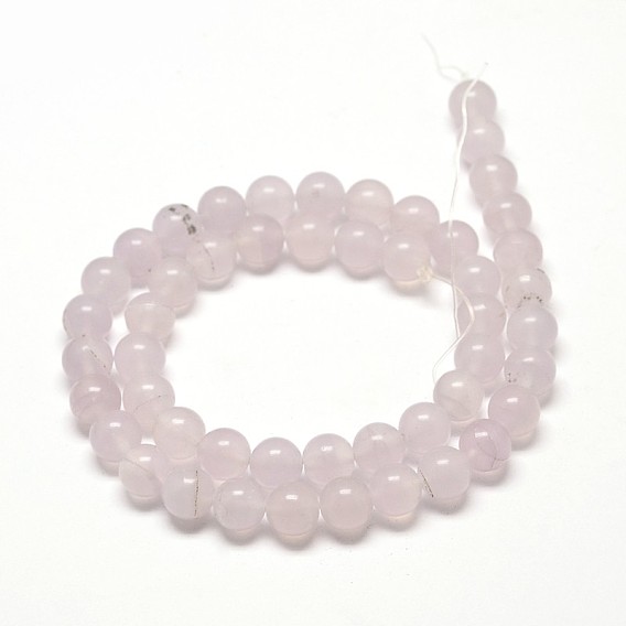 Natural Amethyst Round Bead Strands