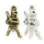 Сплавочные подвески тибетского стиля, без свинца и без кадмия, бейсболист