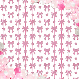 Шторы с бахромой для домашних животных, фоны для стен из мишуры с бантиками, на день рождения, свадьбу, рождество, украшения для детского душа