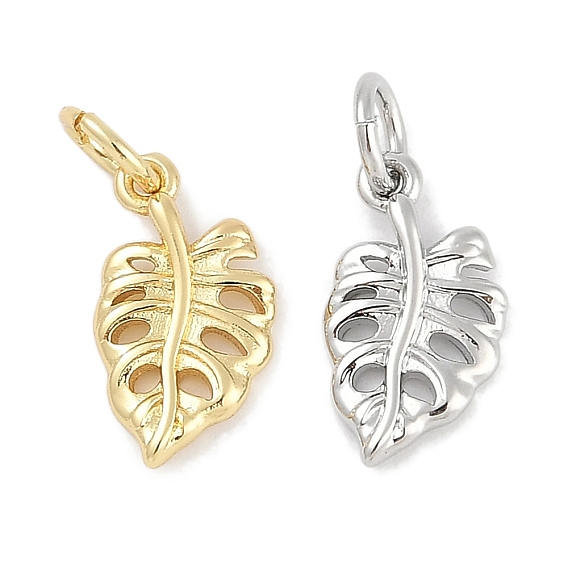 Стойки обшивки латунные подвески, лист прелести, долговечный, без свинца и без кадмия, с целью перехода в кольце