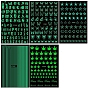 Luminous Paper Nail Art Stickers, Glow in the Dark
