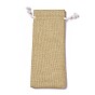 Burlap Packing Pouches, Drawstring Bags