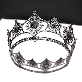 Spider Web Alloy Hair Bands, Crown, Hair Accessories for Women Girls