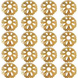 20 шт латунные крышки шарика, цветок
