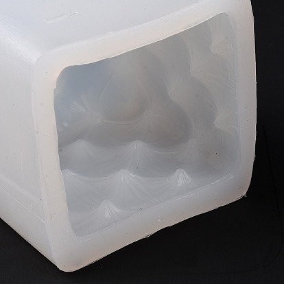 Bougie cube en forme de losange moules en silicone de qualité alimentaire, pour la fabrication de bougies parfumées