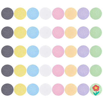 40шт. 8 цветные губки из древесной целлюлозы для мытья посуды, Впитывающие целлюлозные губки оптом для кухни, плоско-круглые