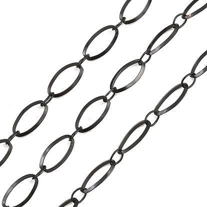 304 цепи овальные из нержавеющей стали, с катушкой, ионное покрытие (ip), пайки