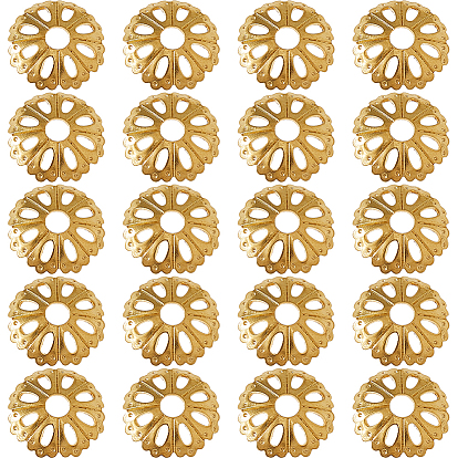20 шт латунные крышки шарика, цветок