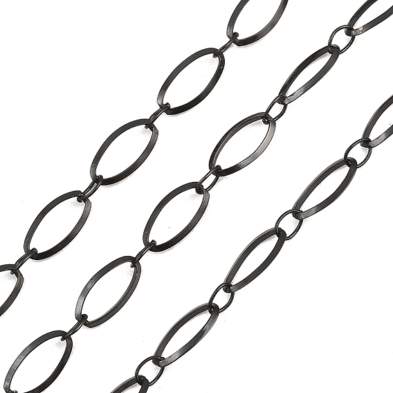 304 цепи овальные из нержавеющей стали, с катушкой, ионное покрытие (ip), пайки