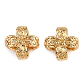 Латунные бусины, цветок, без никеля 