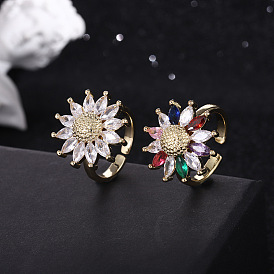 Sunflower Ring for Women - Creative Fashion Couple Jewelry