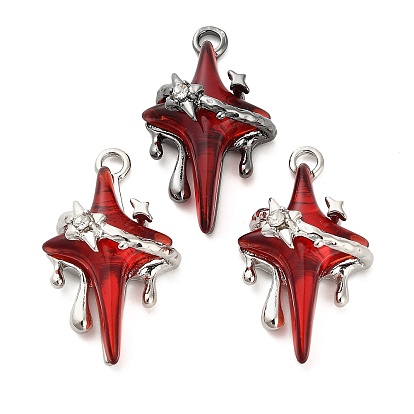 Подвески сплава cmолы, звезда, с петлей