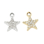 Подвески из сплава и страза, звезды прелести, uv покрытие