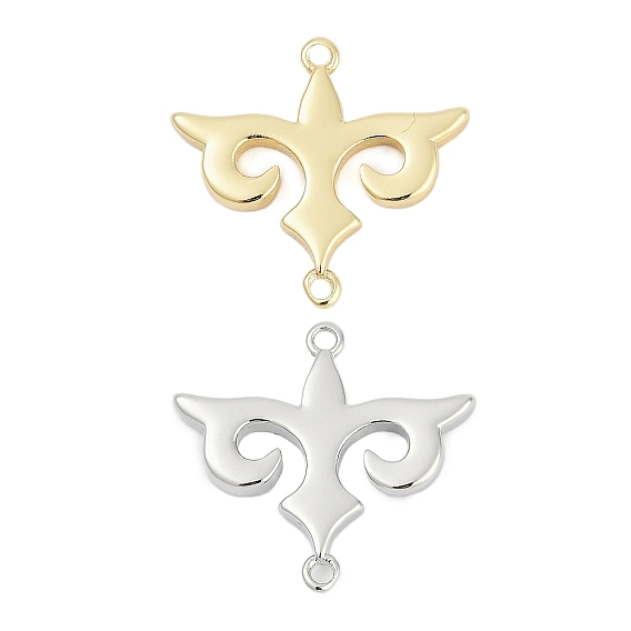 Подвески-соединители в виде цветка из латуни, долговечный, стойки покрытие, без свинца и без кадмия