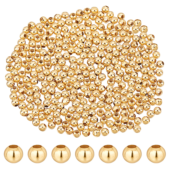 Spacer бисер латунные, долговечный, круглые