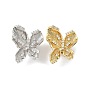 Латунные микро проложить кубического циркония подвески, бабочка, стойки покрытие, долговечный, без кадмия и без свинца