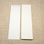 Big Cardboard Paper Necklace Display Cards, Rectangle, 210x55x0.5mm
