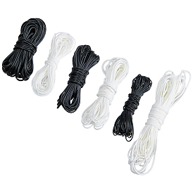 6 сумки 6 стили шнур из искусственной кожи, для ожерелья делает, круглые