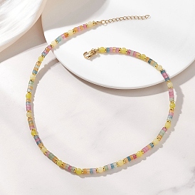 Круглые бусы-хейши из натурального лимонного нефрита и окрашенного натурального белого нефрита для женщин., с 304 удлинителем цепи из нержавеющей стали, золотые