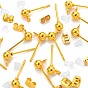 DIY Earring Making Kits, 70Pcs Plastic & Iron Ear Nuts, 20Pcs Iron Ball Stud Earring Findings