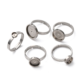 304 регулируемые кольцевые компоненты из нержавеющей стали, 201 настройки кольца чашки безеля из нержавеющей стали, плоско-круглые