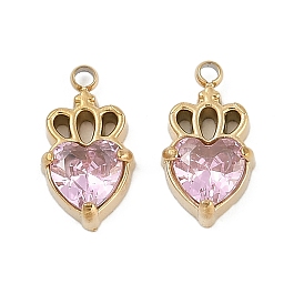 304 микро нержавеющей стали прокладывать Цирконом подвески, ионное покрытие (ip), сердце прелести