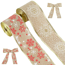 2 рулоны 2 стили рождественская тематика искусственная хлопковая лента