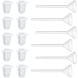 500пластиковые серьги-гвоздики, настройки серьги для горного хрусталя, 500 ушные гайки