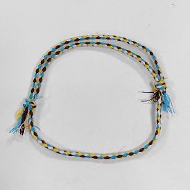 Adjustable Polyester Braided Cord Bracelets