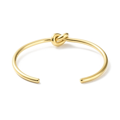 304 Stainless Steel Cuff Bangles, Golden