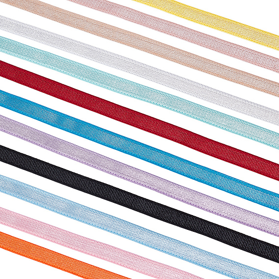 12шт. 12 цвета полиэфирная лента, для пошива аксессуаров