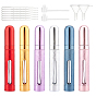 Refillable Perfume Atomizer Spray Bottle, with Fine Mist Sprayer & Dust CapPortable Mini Empty Bottles, Plastic Dropper & Funnel Hopper & Pump