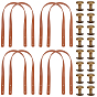 8 Bags PU Leather Bag Handles, with Iron Rivets, for Purse Handles Bag Making Supplies