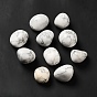 Natural Howlite Beads, Tumbled Stone, Healing Stones, for Reiki Healing Crystals Chakra Balancing, Vase Filler Gems, No Hole/Undrilled, Nuggets