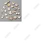Alloy Enamel Pendants, Golden