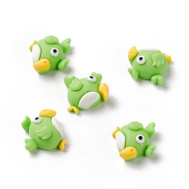 Opaque Resin Cabochons, Bird