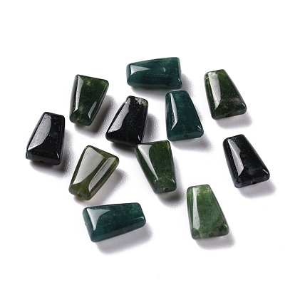 Natural Indian Agate Beads, Trapezoid